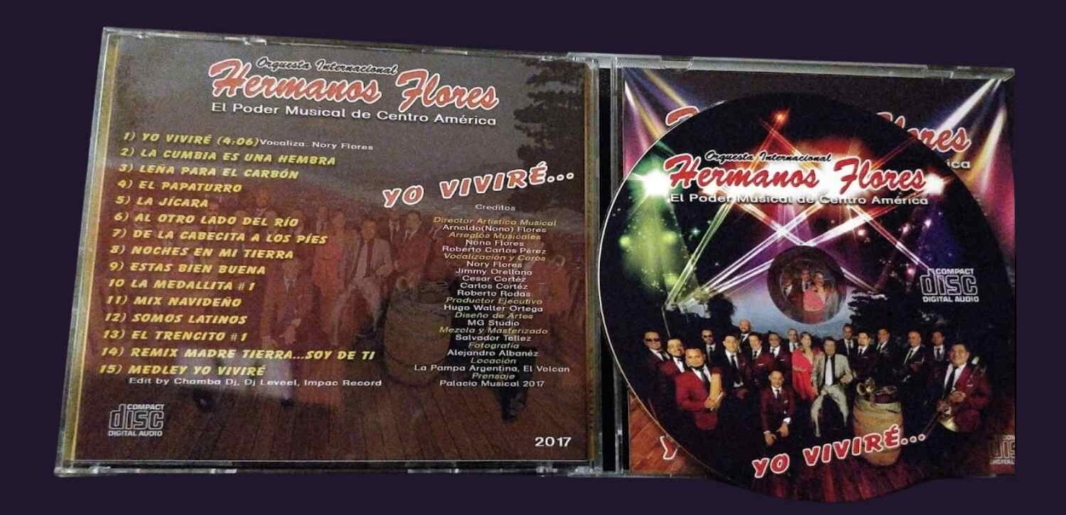 Hermanos Flores Yo vivire CD Impac Records e1776023718214